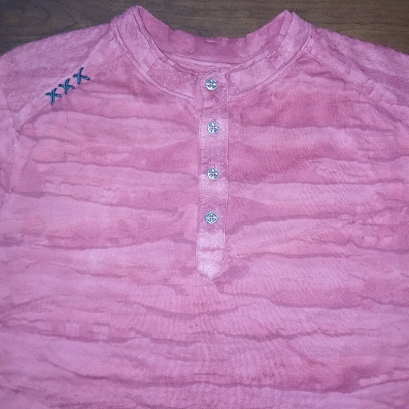 NWT Affliction Gatsby Henley T-Shirt - Picture 3 of 10